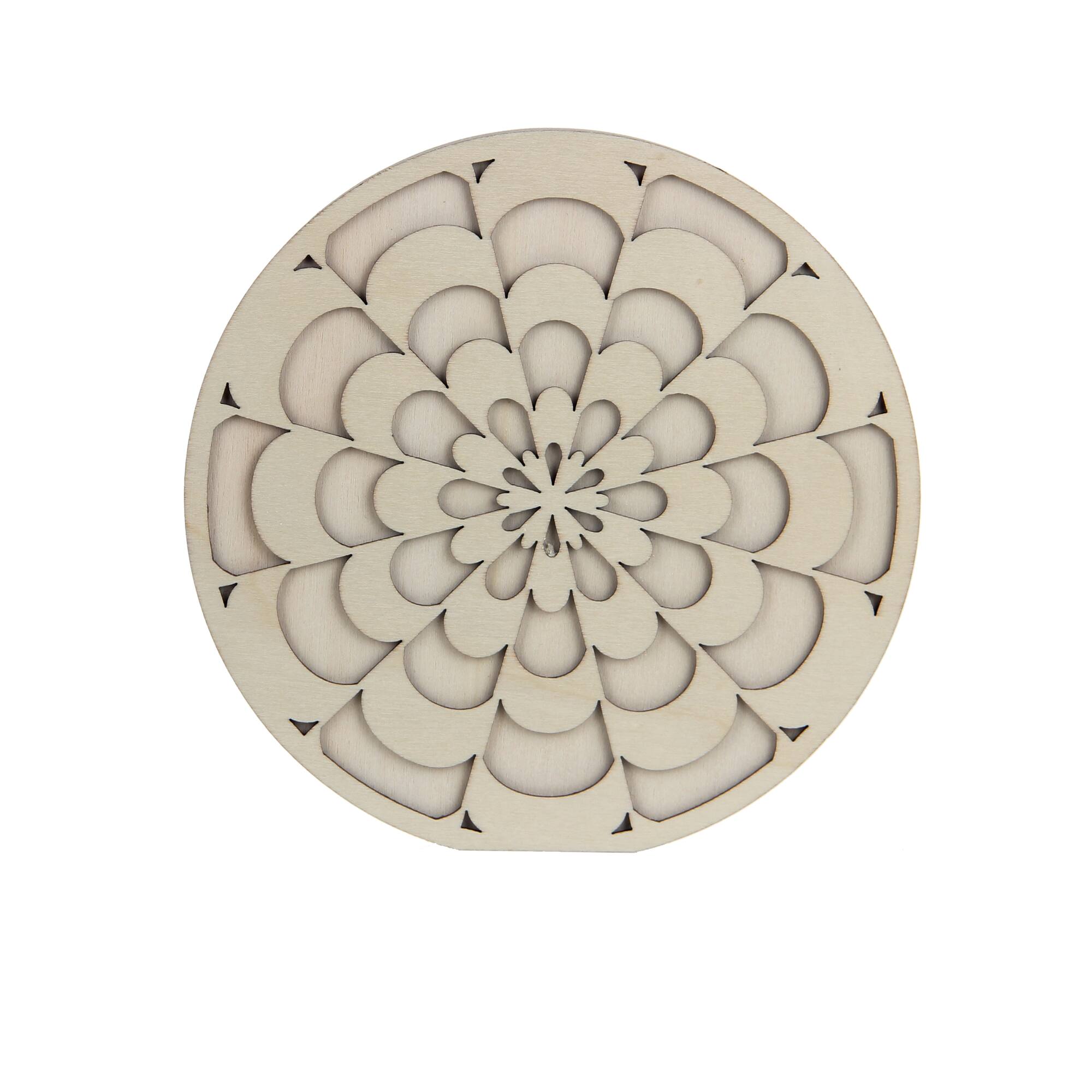 Jonathan Adler x Michaels 7" Optical Flower DIY Wood Décor